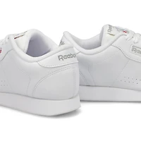 Women's Princess Co Lace Up WIDE Sneaker - White
