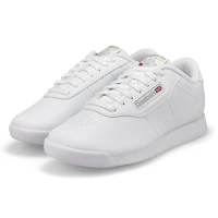 Women's Princess Co Lace Up WIDE Sneaker - White