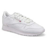 Baskets en cuir CLASSIC LEATHER, blanc/gris