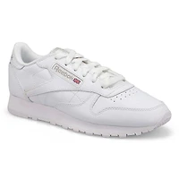 Baskets en cuir CLASSIC LEATHER, blanc/gris