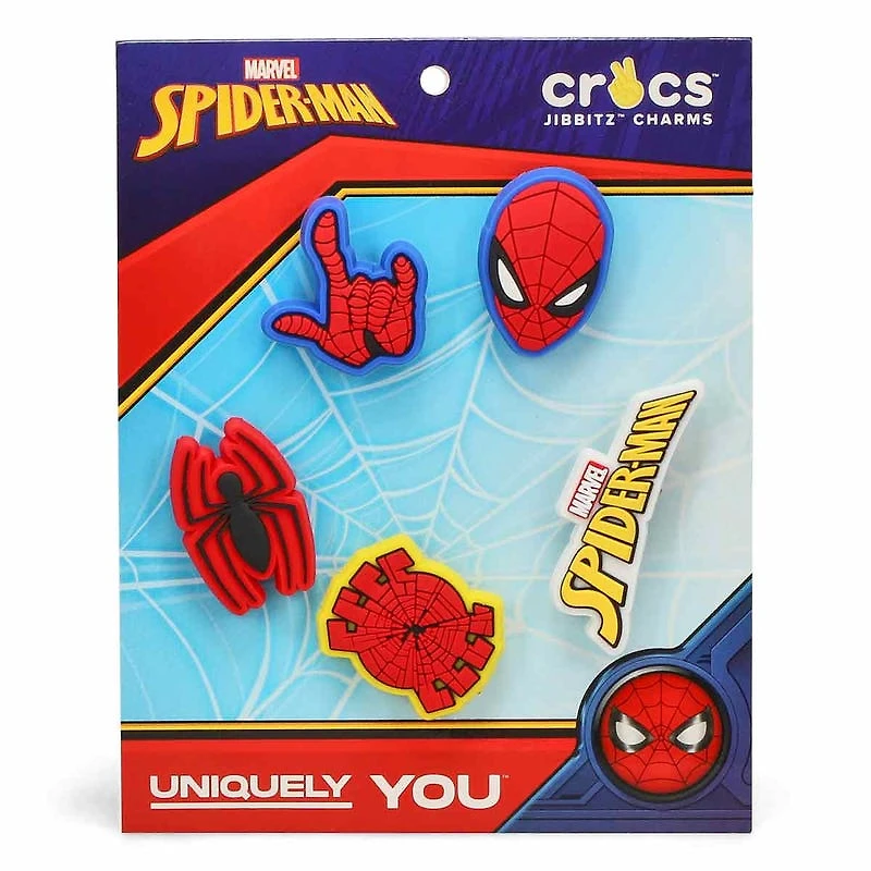 Jibbitz Spider Man - 5 Pack
