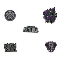 Breloques Jibbitz WAKANDA FOREVER - 5 pices