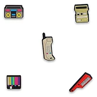Ensemble de breloques Jibbitz 90s RETRO VIBE - 5 p