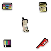 Ensemble de breloques Jibbitz 90s RETRO VIBE - 5 p