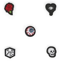 Ensemble de breloques Jibbitz PUNK PATCH - 5 pièce