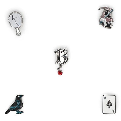 Breloques Jibbitz UNLUCKY VIBES - paquet de 5