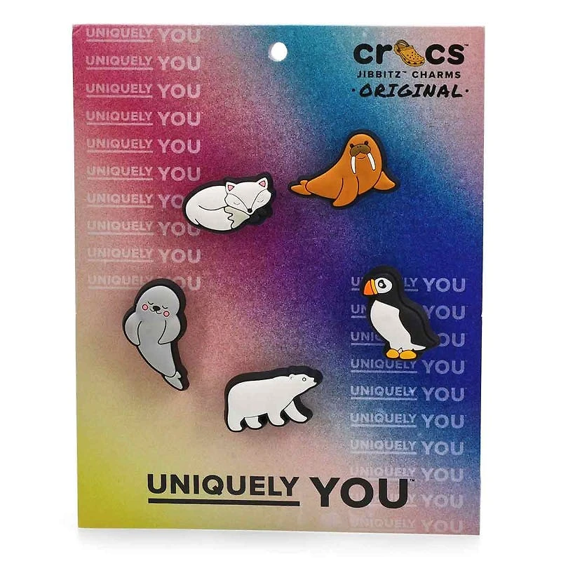 Ensemble de breloques Jibbitz IN THE ARCTIC - 5 pi