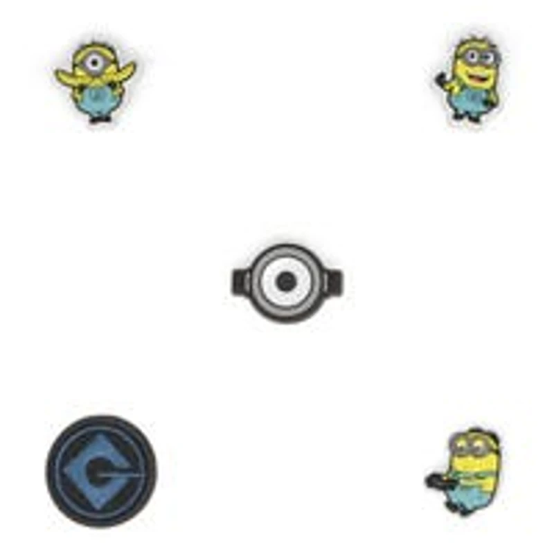 Ensemble de breloques Jibbitz MINIONS - 5 pièces