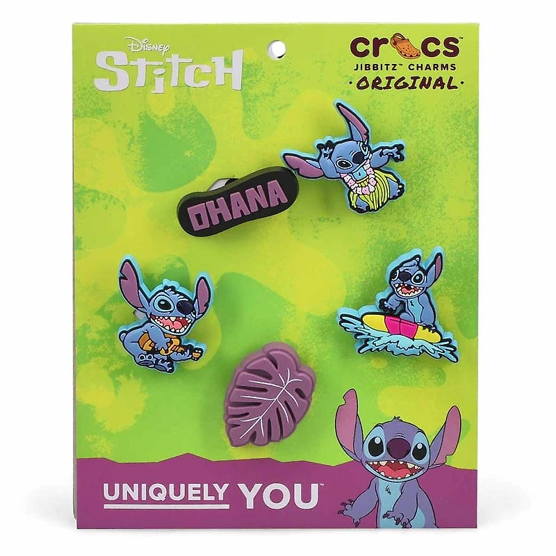 Jibbitz Stitch Tropical 5 Pack