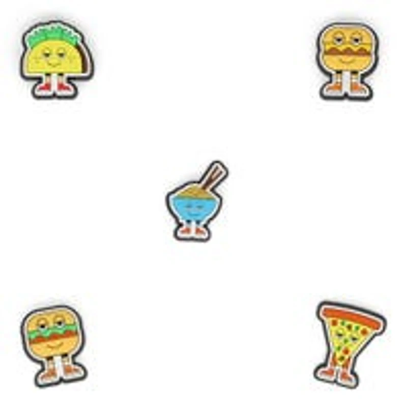 Ensemble de breloques Jibbitz CHILL FOODS - 5 pièc