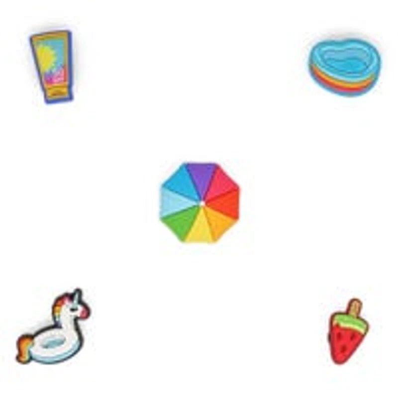 Ensemble de breloques Jibbitz SUMMER 4EVER - 5 pi