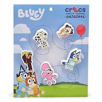 Ensemble de breloques Jibbitz BLUEY - 5 pices