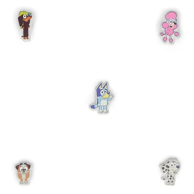 Ensemble de breloques Jibbitz BLUEY - 5 pices