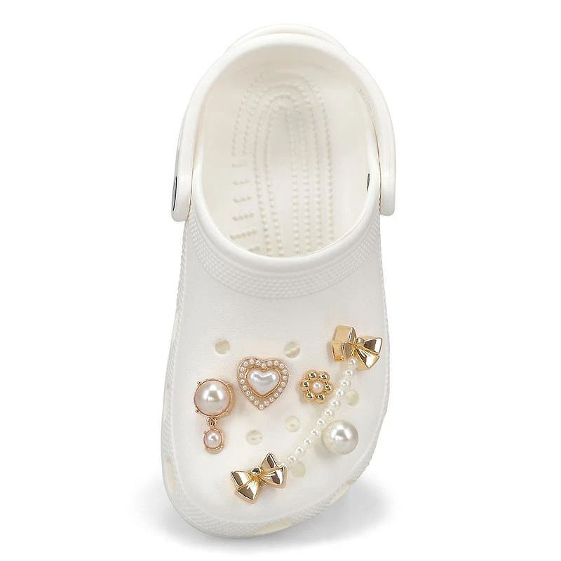 Jibbitz Pearly Gold 5 Pack