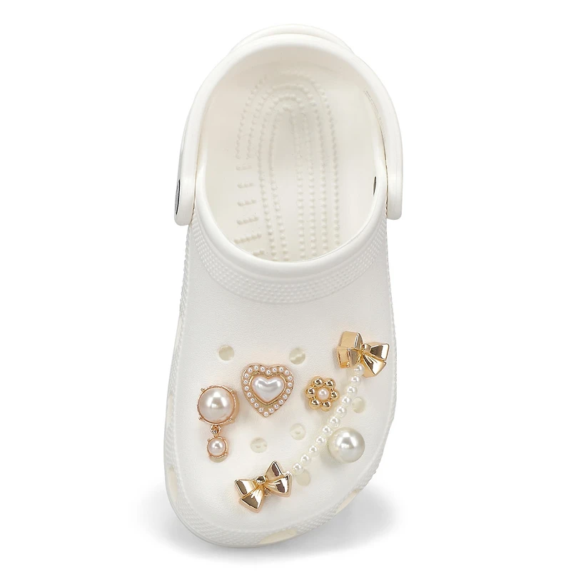 Jibbitz Pearly Gold 5 Pack