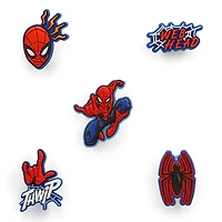 Ensemble de breloques Jibbitz SPIDERMAN - 5 pices