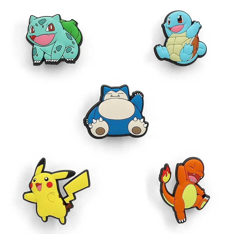 Ensemble de breloques Jibbitz POKEMON COMBO - 5 pi
