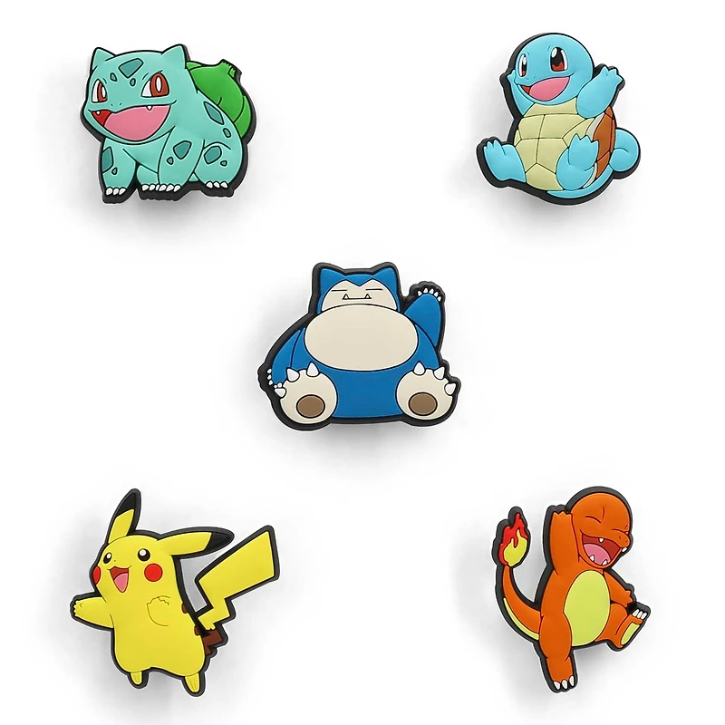 Ensemble de breloques Jibbitz POKEMON COMBO - 5 pi