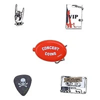 Ensemble de breloques Jibbitz BAND VIBES - 5 pice