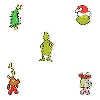 Ensemble de breloques Jibbitz THE GRINCH - 5 pièce
