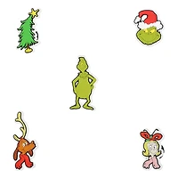 Ensemble de breloques Jibbitz THE GRINCH - 5 pice