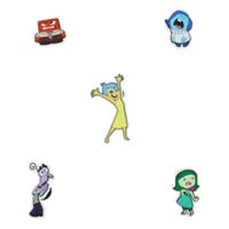 Ensemble de Jibbitz PIXAR INSIDE OUT - 5 pièces