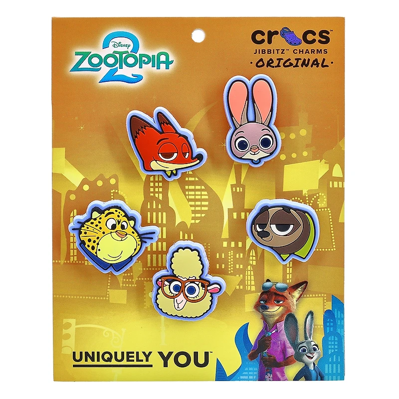 Ensemble de Jibbitz ZOOTOPIA - 5 pièces