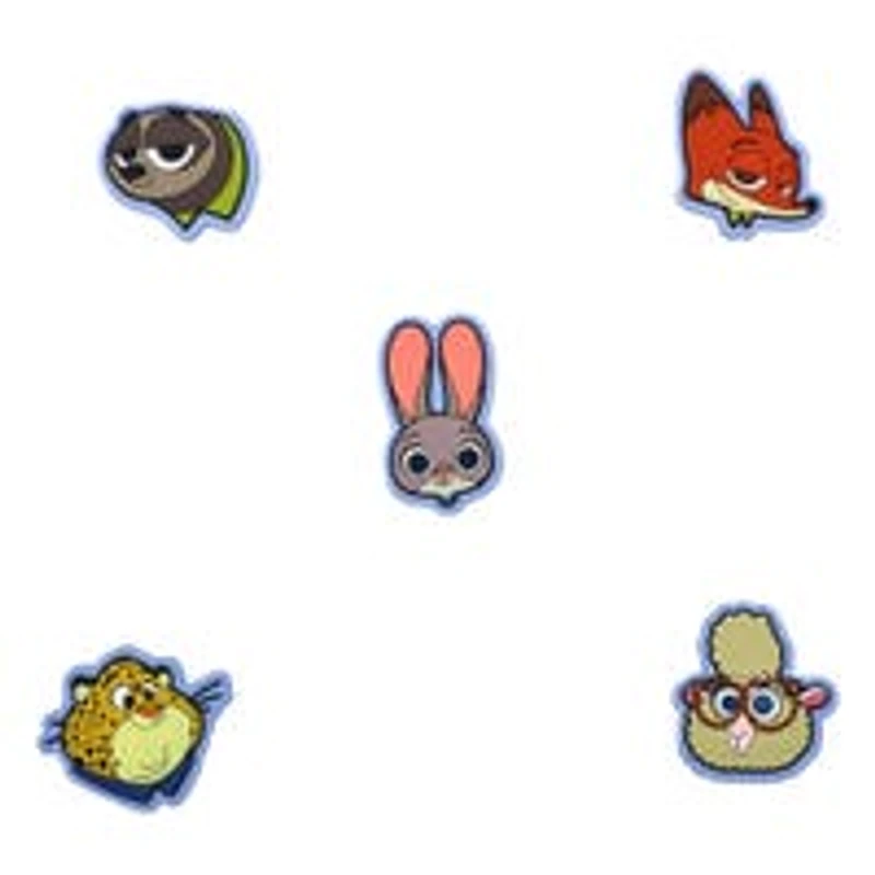 Ensemble de Jibbitz ZOOTOPIA - 5 pices