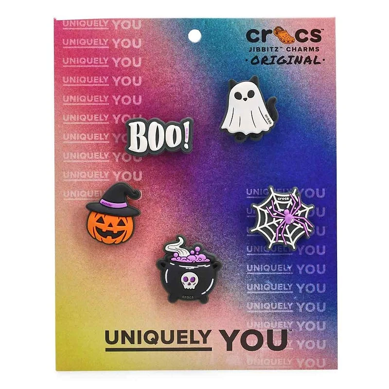 Jibbitz Boo Halloween paquet de 5