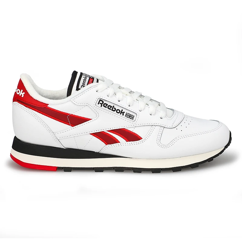 Men's Classic Leather Sneaker -White/Grey/Gum