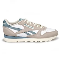 Women's Classic Leather Lace Up Sneaker - Moon/Moo