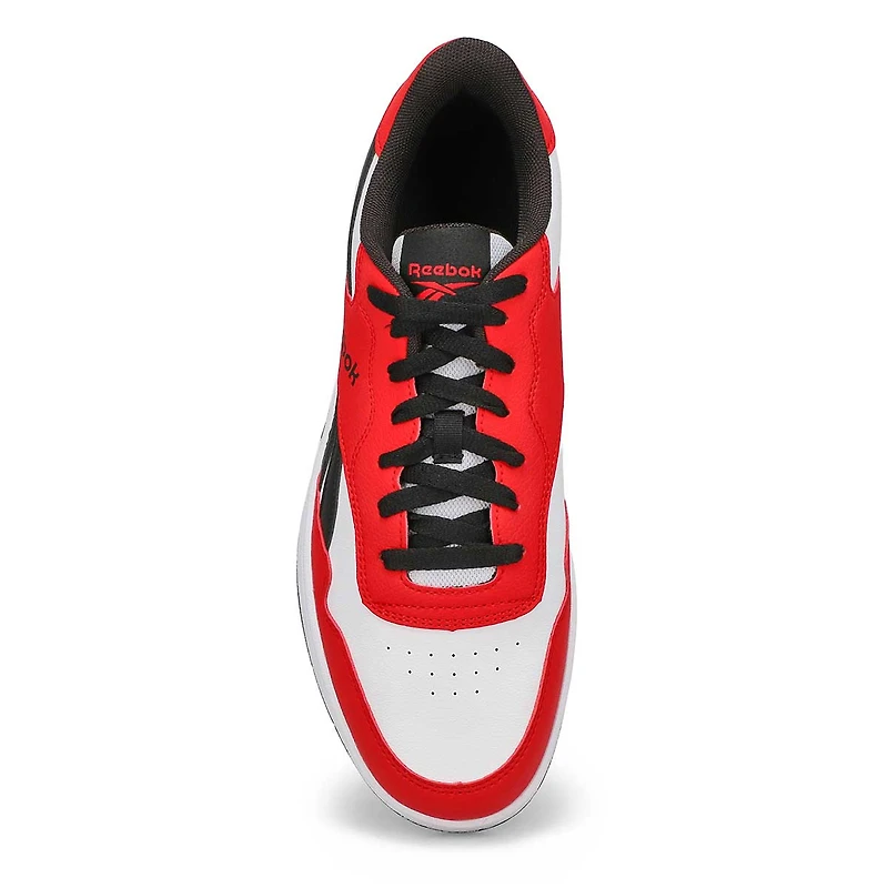 Men's BB 1000 Lace Up Sneaker - White/White/Black