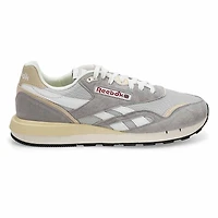 Men's Classic Nylon 89 Lace Up Sneaker- Grey1/Grey