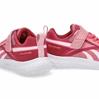 Girls'  Rush Runner Lace Up Sneaker - Frosted Berr