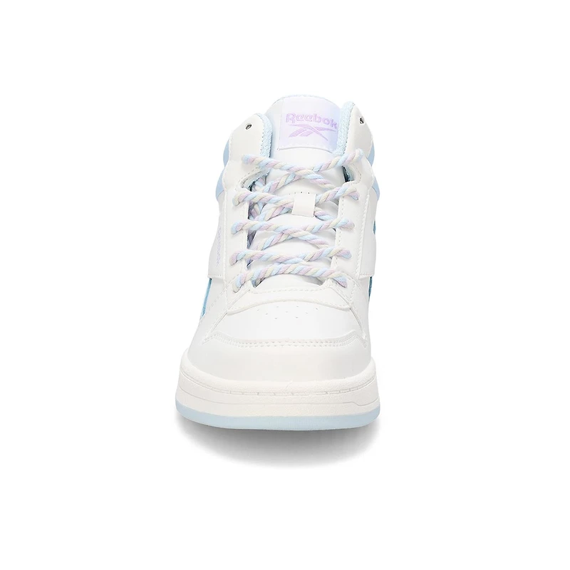 Girls'  Prime Mid 2.0 Lace Up Sneaker - White/Glas