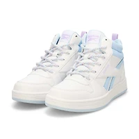 Girls'  Prime Mid 2.0 Lace Up Sneaker - White/Glas