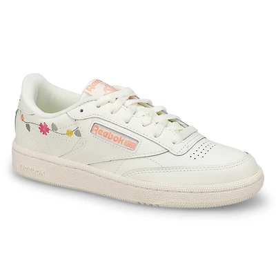 Women's  Club C 85 Vintage Daisies Lace Up Sneaker
