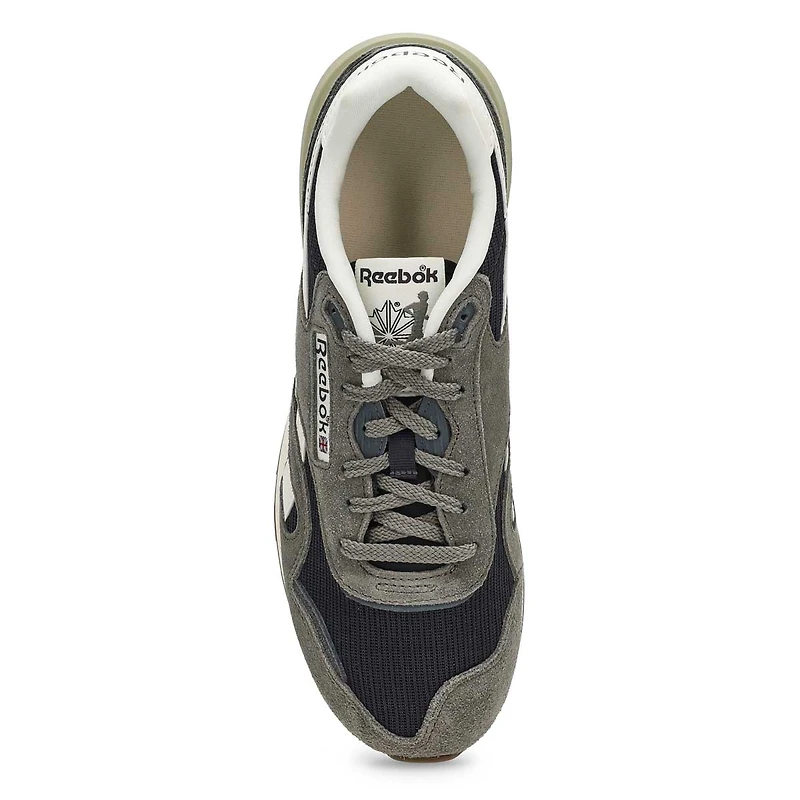Men's Classic Nylon 89 Lace Up Sneaker- Grey1/Grey