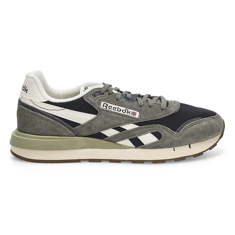 Men's Classic Nylon 89 Lace Up Sneaker- Grey1/Grey