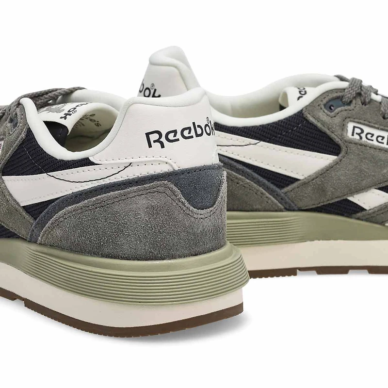 Men's Classic Nylon 89 Lace Up Sneaker- Grey1/Grey