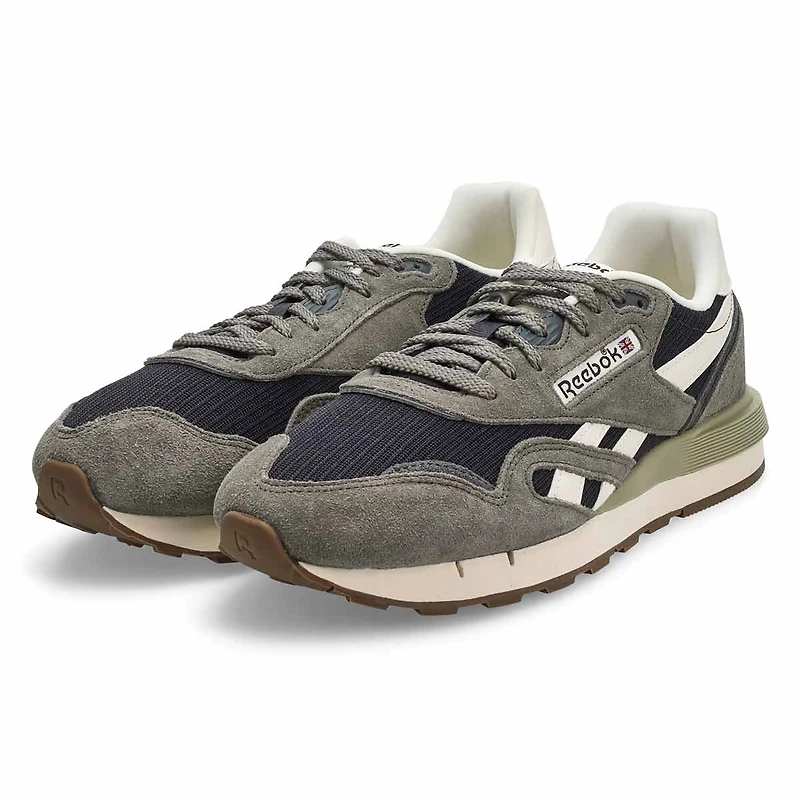 Men's Classic Nylon 89 Lace Up Sneaker- Grey1/Grey