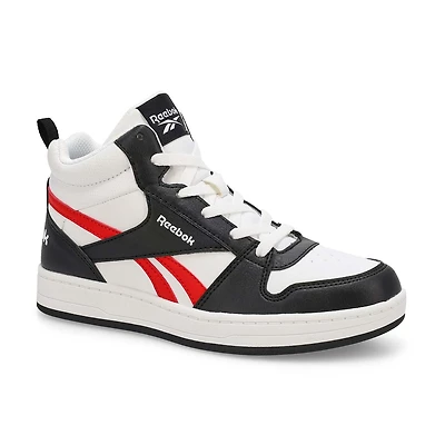 Girls'  Prime Mid 2.0 Lace Up Sneaker - White/Glas