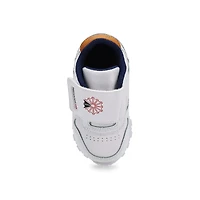 Infants' Classic Leather Sneaker - White/Vector Na