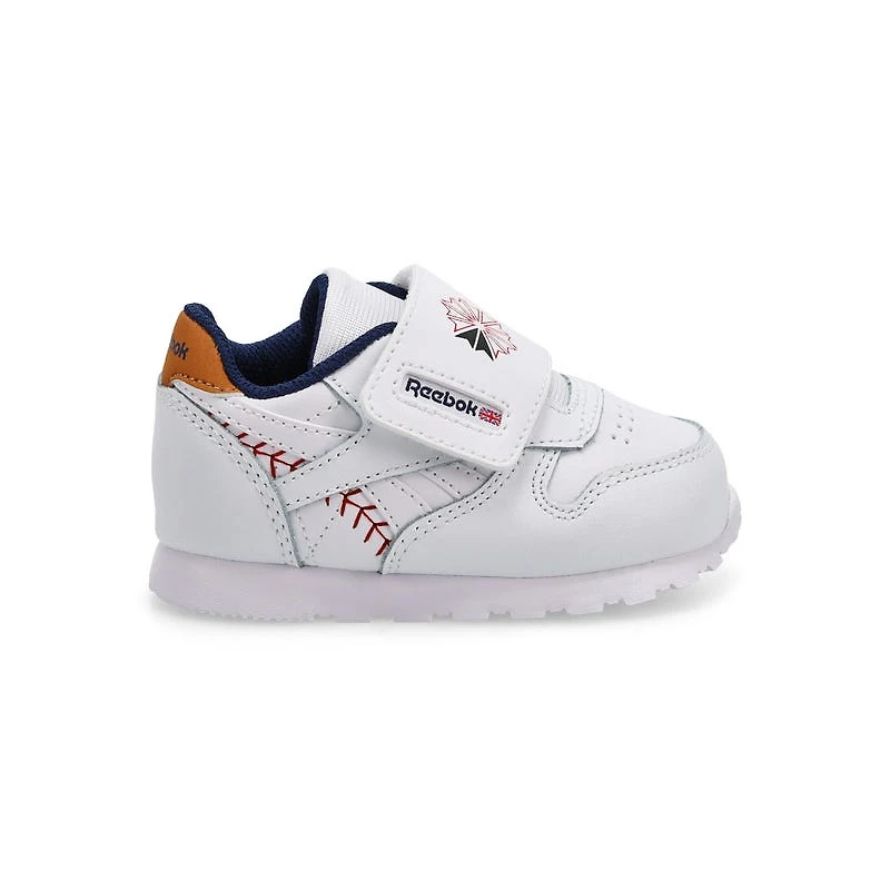 Infants' Classic Leather Sneaker - White/Vector Na