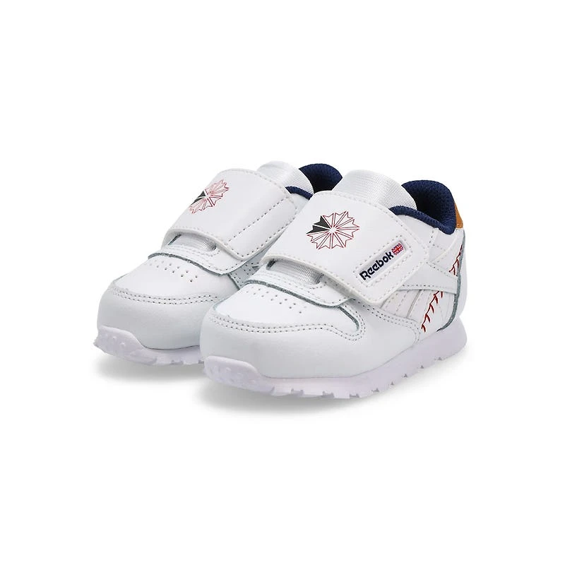 Infants' Classic Leather Sneaker - White/Vector Na