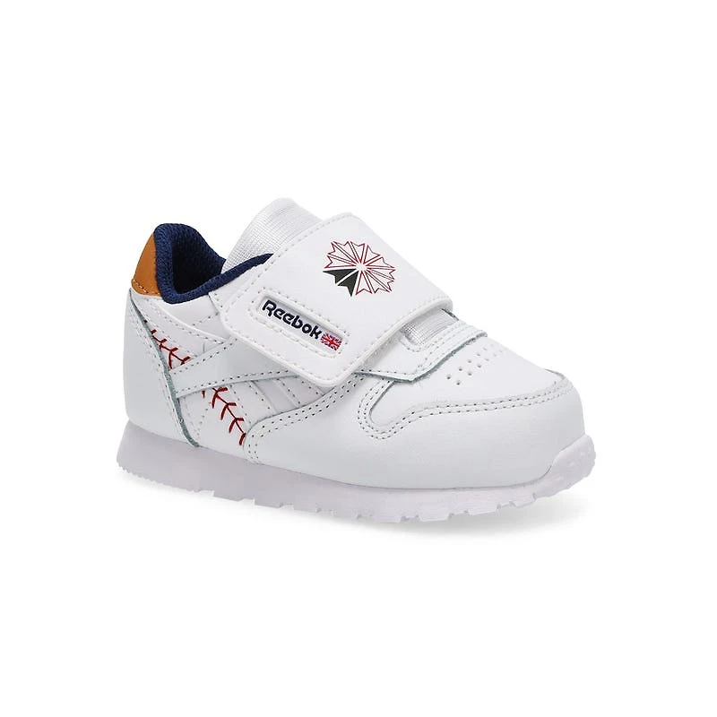 Infants' Classic Leather Sneaker - White/Vector Na
