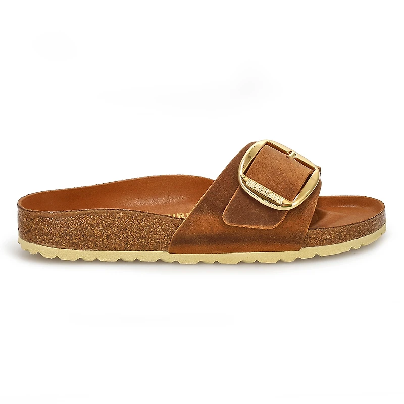 Women's Madrid Big Buckle 1 Strap Narrow Sandal