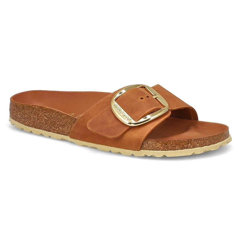 Women's Madrid Big Buckle 1 Strap Narrow Sandal
