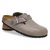 Men's Boston Soft Footbed Oiled Leather Narrow Clo