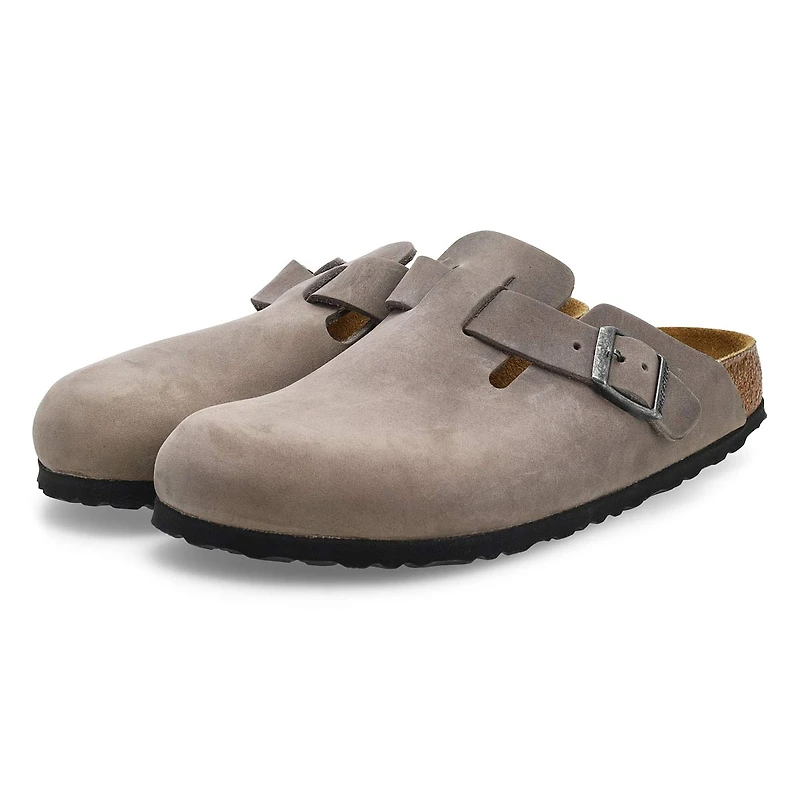 Men's Boston Soft Footbed Oiled Leather Narrow Clo